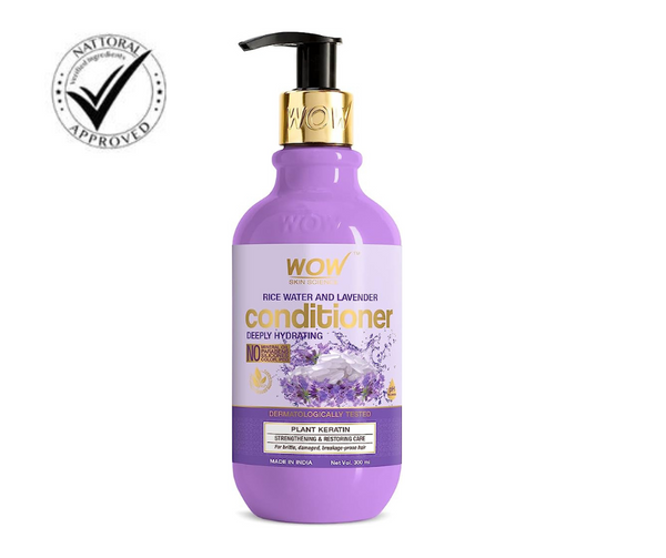 Wow Skin Science Rice Keratin & Lavender Oil Conditioner