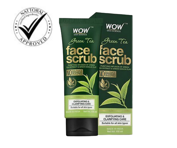 Wow Skin Science Green Tea Face Scrub