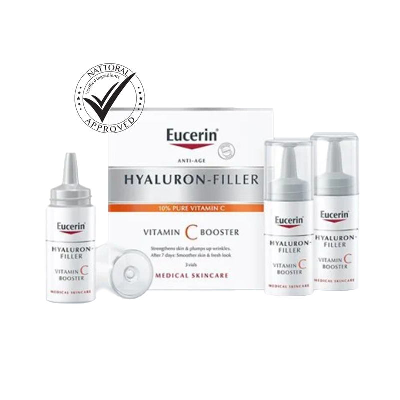 Hayluron Filler 10% Vitamin C Booster Serum- 3x8ml- Eucerin