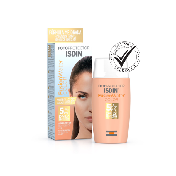 ISDIN Fotoprotector Fusion Water-phased tinted sunscreen SPF 50+ for all skin types-50ml- ISDIN