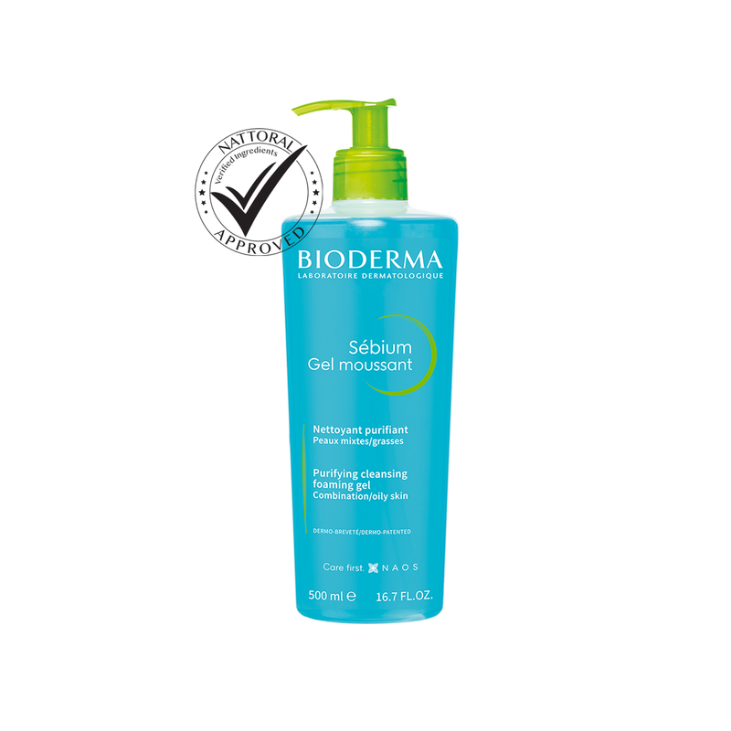 Bioderma Sébium Gel moussant face & body cleanser for oily & combination skin