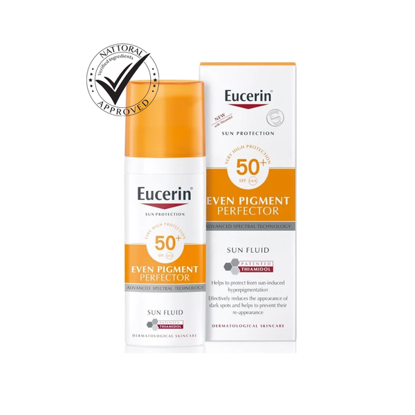 سائل الحماية من الشمس Eucerin Sun Fluid Pigment Control Organic Chemical Sunscreen SPF50 + -50ml