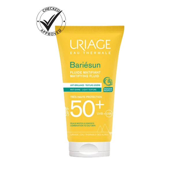 Bariesun Mat SPF50+ Sunscreen Fluid for combination to oily skin- 50ml- Uriage